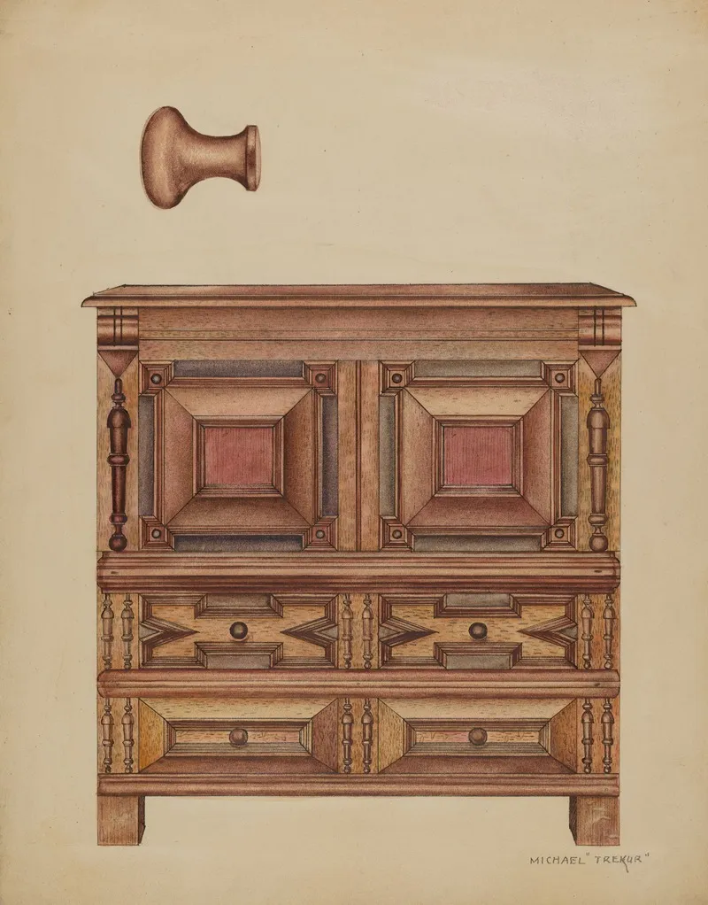 Chest With Two Drawers 4