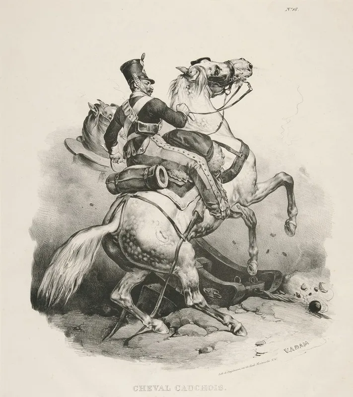 Cheval Cauchois Wall Art by Victor Adam - High-Resolution Digital Print