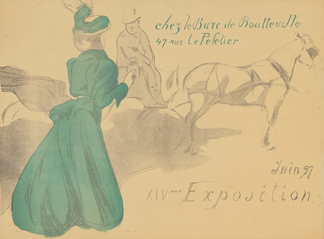 Chez Le Bare De Boutteville Xiv Exposition Wall Art by Maxime Dethomas - High-Resolution Digital Print