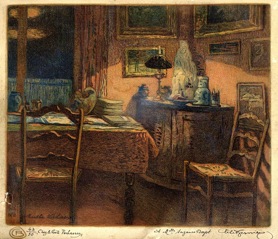 Chez Le Poete Verhaeren Wall Art by Charles Bernier - High-Resolution Digital Print