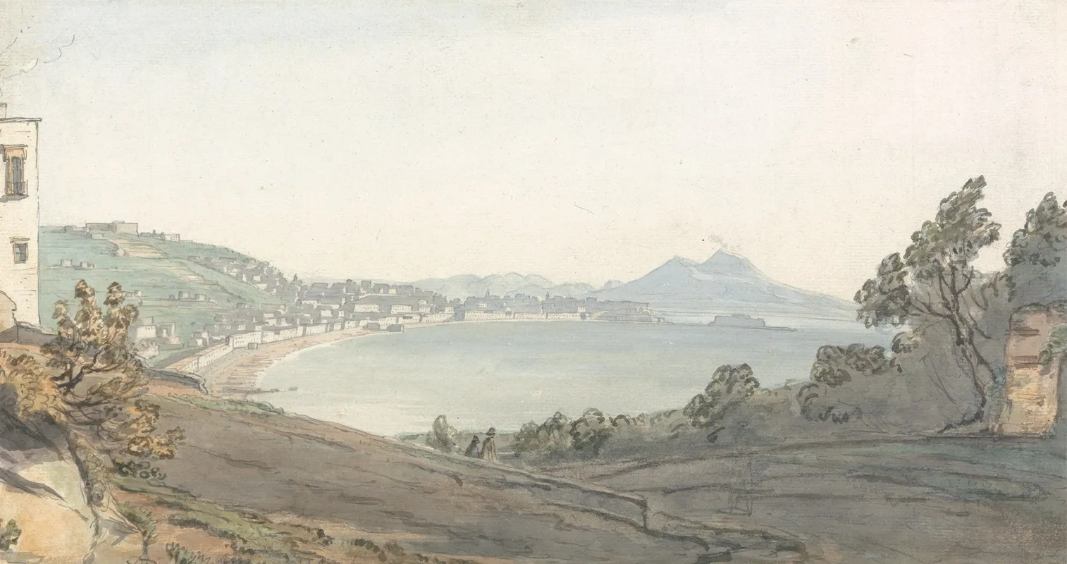 Chiaja Of Naples From Posillipo Wall Art by Thomas Smith of Derby - High-Resolution Digital Print