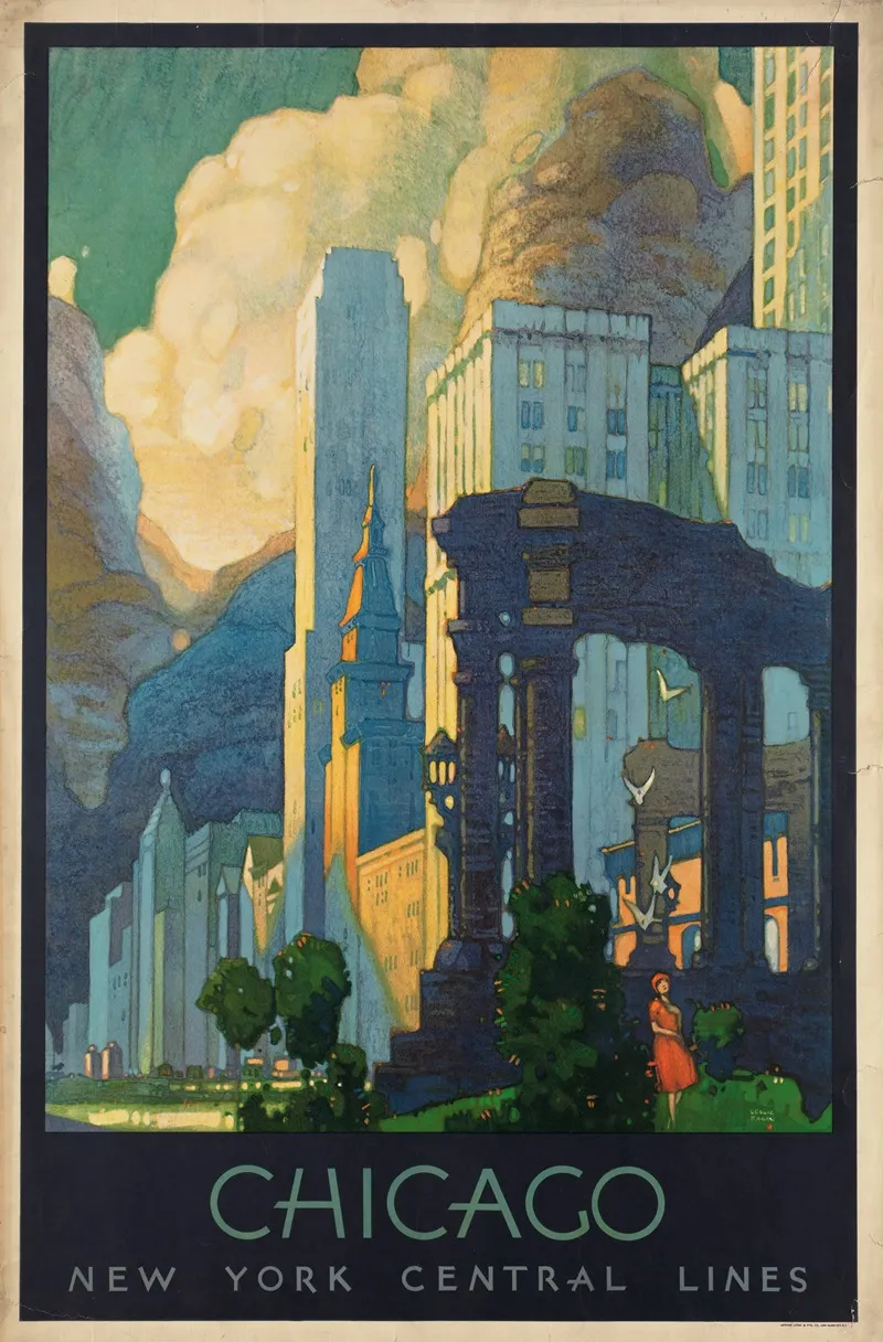 Chicago Wall Art by Leslie Ragan - High-Resolution Digital Print