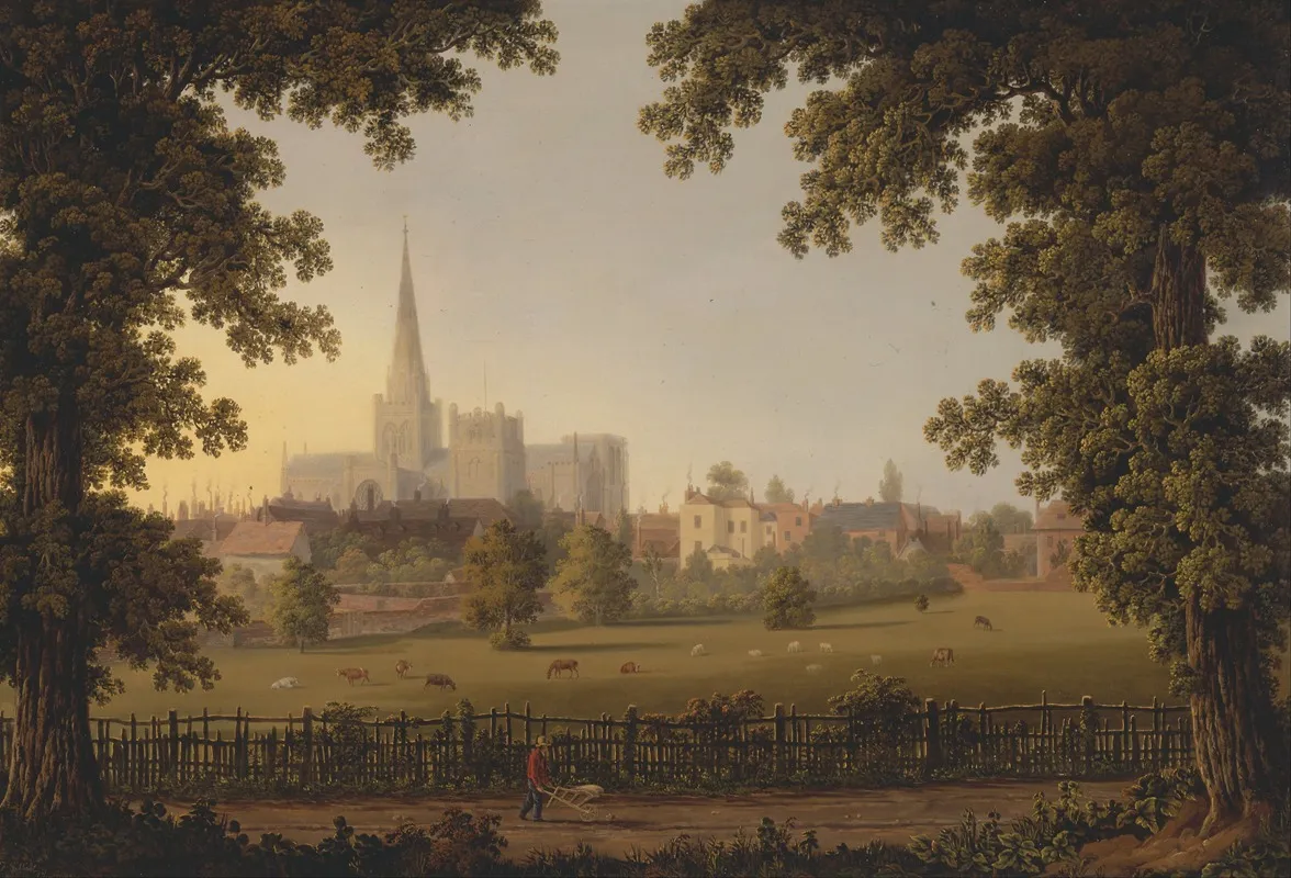 Chichester Cathedral Wall Art by Joseph Francis Gilbert - High-Resolution Digital Print