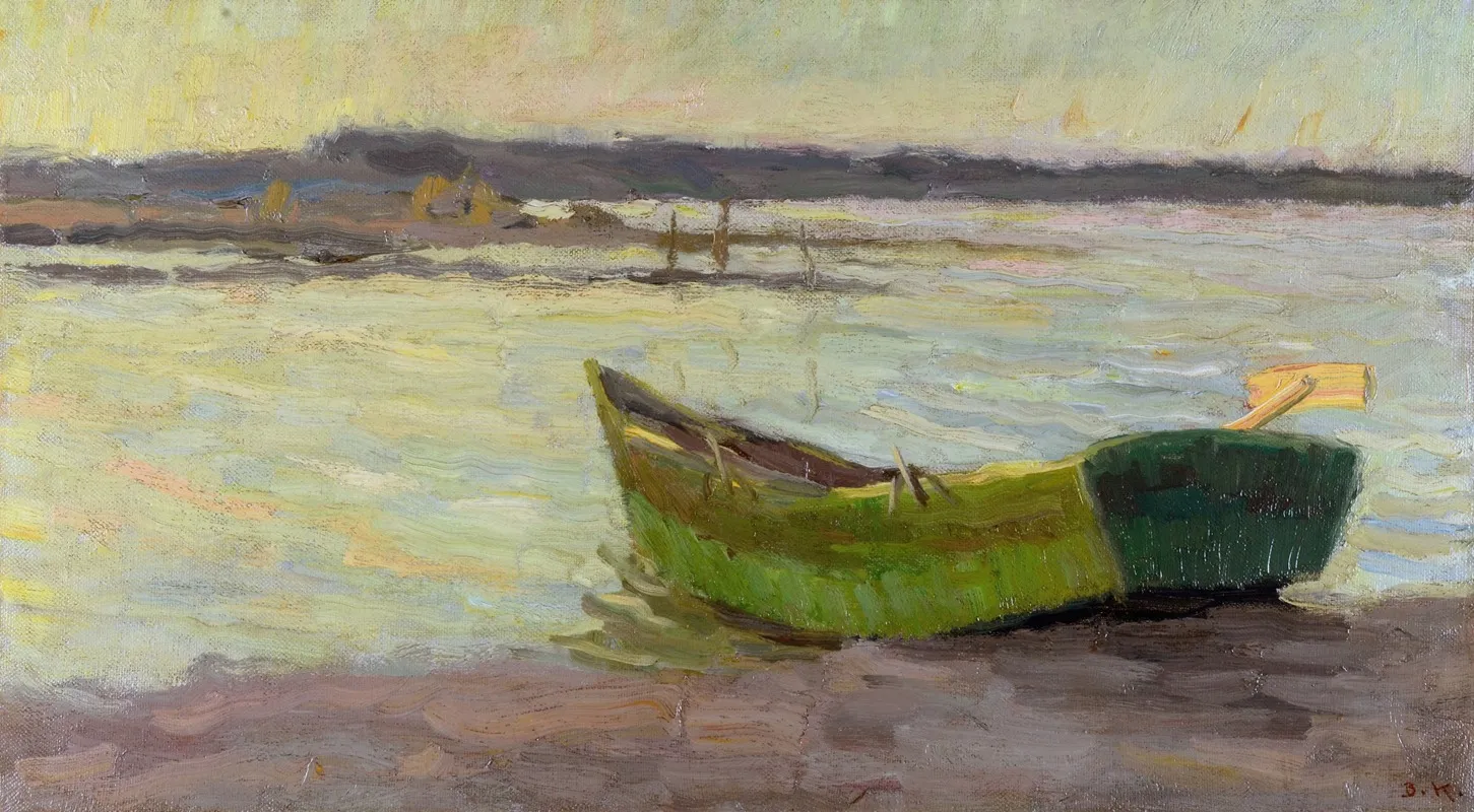 Chiemseeboot Wall Art by Bernhard Klinckerfuß - High-Resolution Digital Print