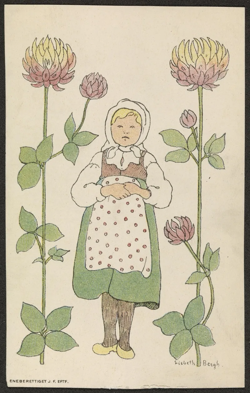 Child Motif 9 Wall Art by Lisbeth Bergh - High-Resolution Digital Print