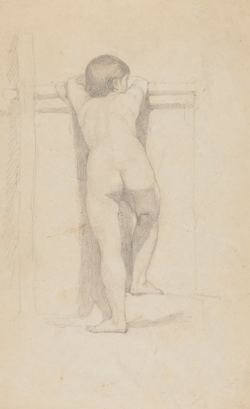 Child Nude Wall Art by Hans Thoma - High-Resolution Digital Print