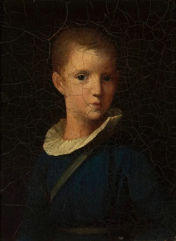 Childhood Portrait Of Artur Potocki Wall Art by Wojciech Korneli Stattler - High-Resolution Digital Print
