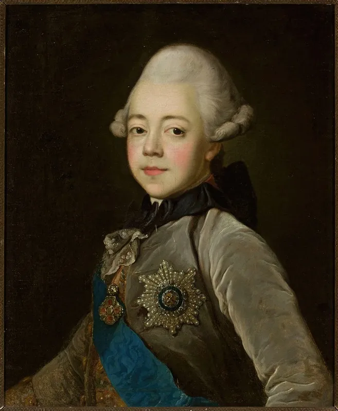 Childhood Portrait Of Paul I Wall Art by Jean Louis Voille - High-Resolution Digital Print