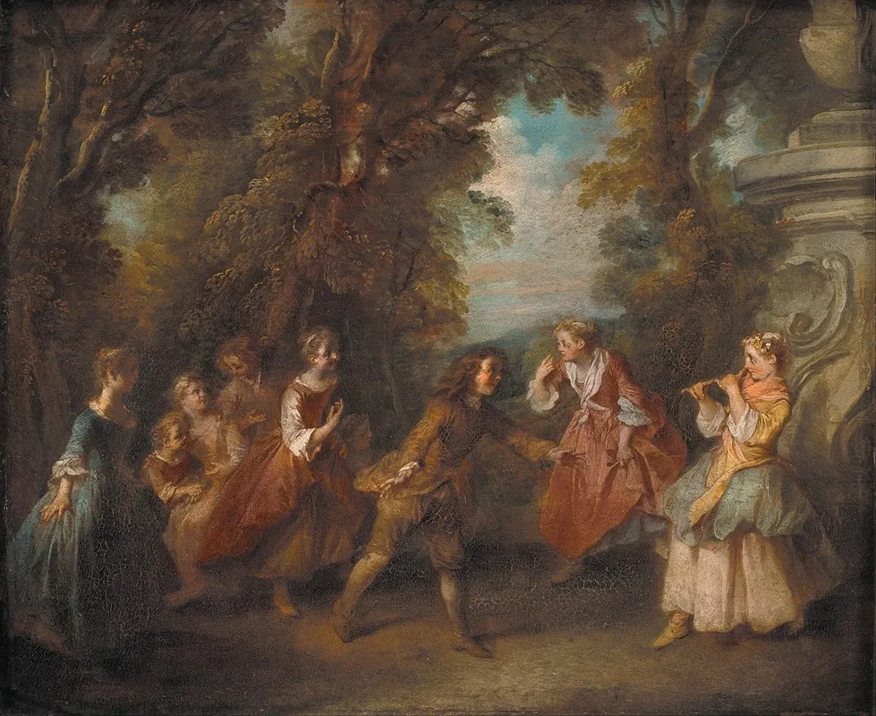 Children At Play In The Open
