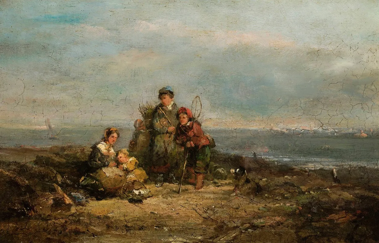 Children In The Field Wall Art by Aleksander Kotsis - High-Resolution Digital Print