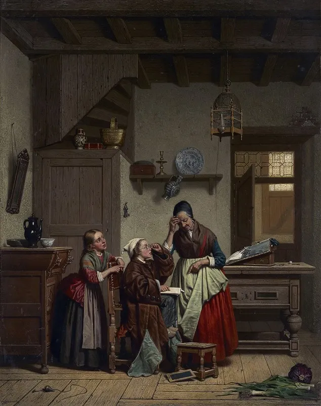 Childrens Game Wall Art by Claude Joseph Grips - High-Resolution Digital Print