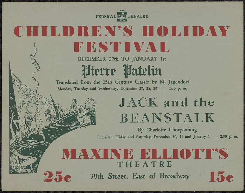 Childrens Holiday Festival Wall Art by Anonymous - High-Resolution Digital Print