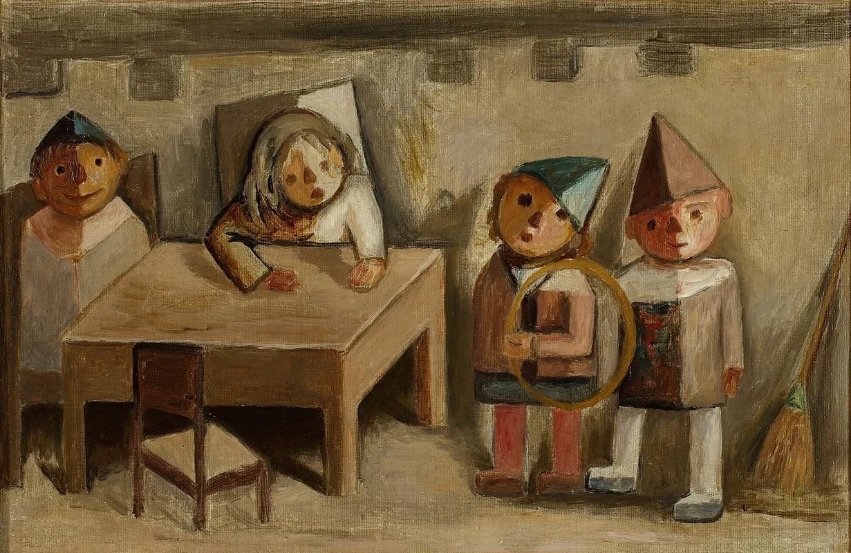 Childrens Room Wall Art by Tadeusz Makowski - High-Resolution Digital Print