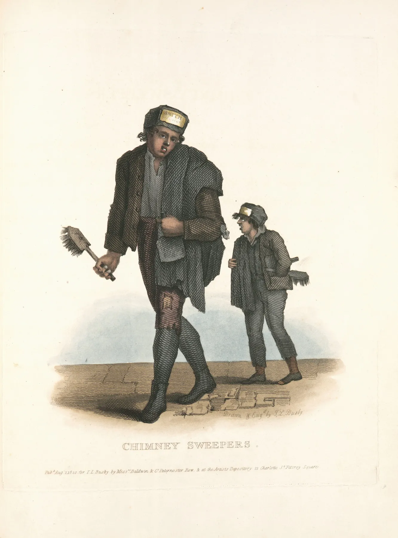 Chimney Sweepers Wall Art by Thomas Lord Busby - High-Resolution Digital Print