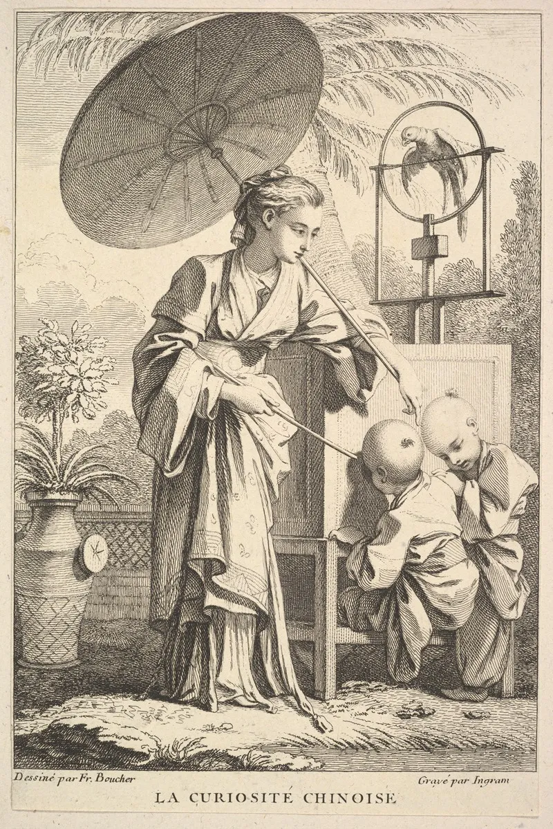 Chinese Curiosities After Francois Boucher