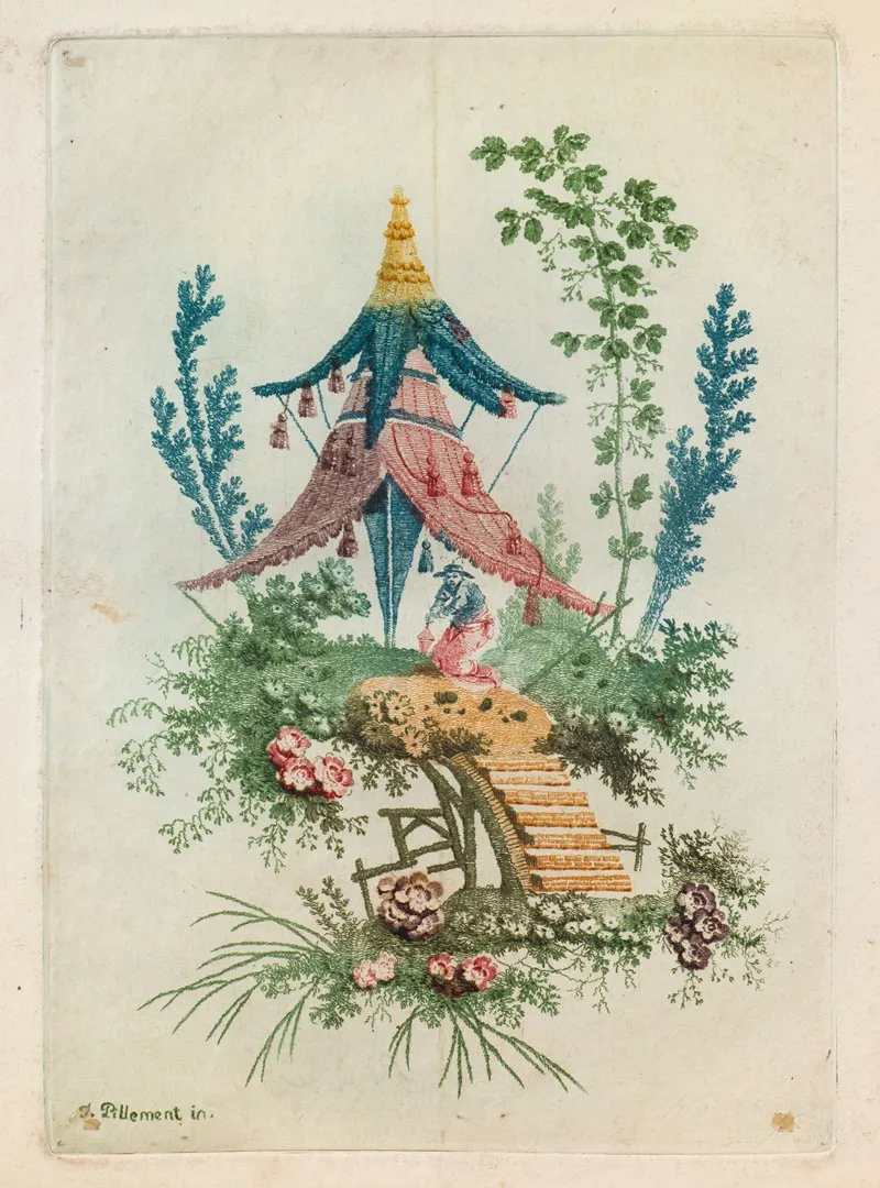 Chinese Design For The Use Of Designers And Painters 2 Wall Art by Anne Allen - High-Resolution Digital Print