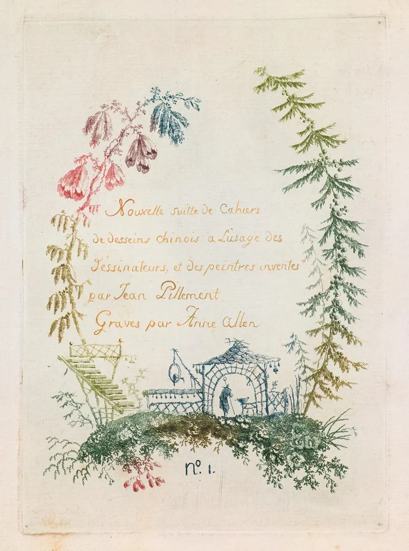 Chinese Design For The Use Of Designers And Painters 3 Wall Art by Anne Allen - High-Resolution Digital Print