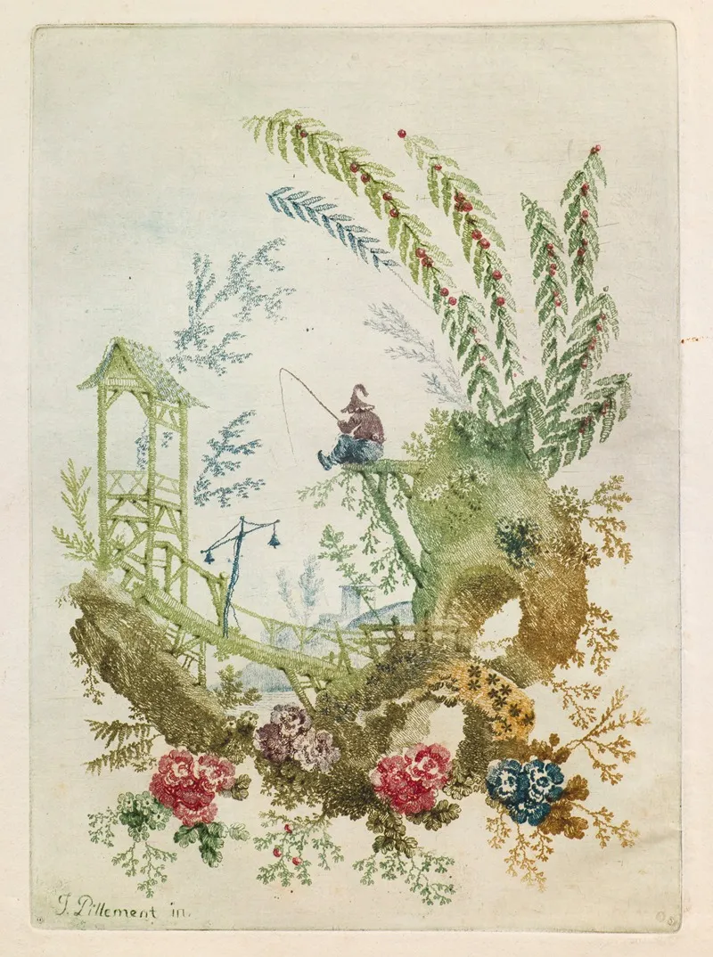 Chinese Design For The Use Of Designers And Painters 4 Wall Art by Anne Allen - High-Resolution Digital Print