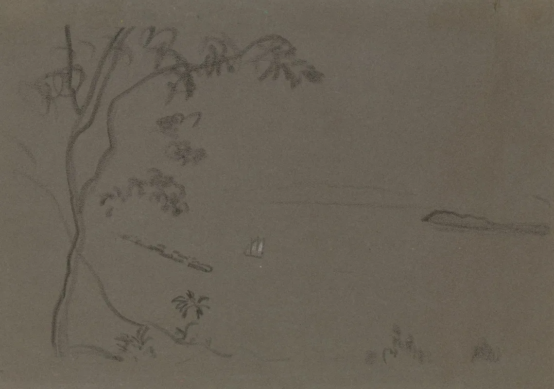 Chinese Landscape 2 Wall Art by Arthur Bowen Davies - High-Resolution Digital Print
