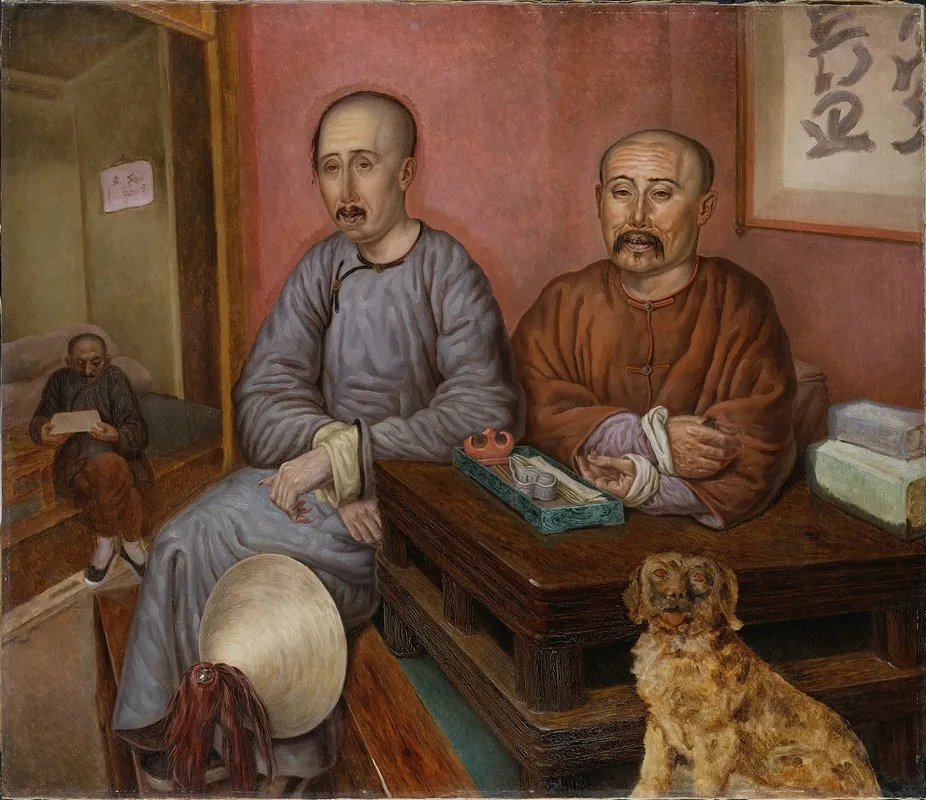 Chinese Merchants Wall Art by Carl Peter Mazer - High-Resolution Digital Print