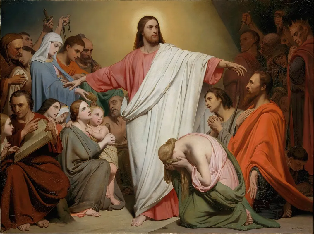 Chist Remunerator Wall Art by Ary Scheffer - High-Resolution Digital Print