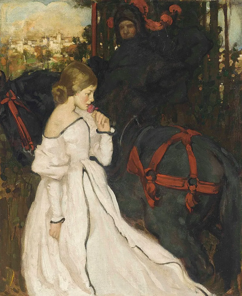 Chivalric Love Wall Art by William Dacres Adams - High-Resolution Digital Print