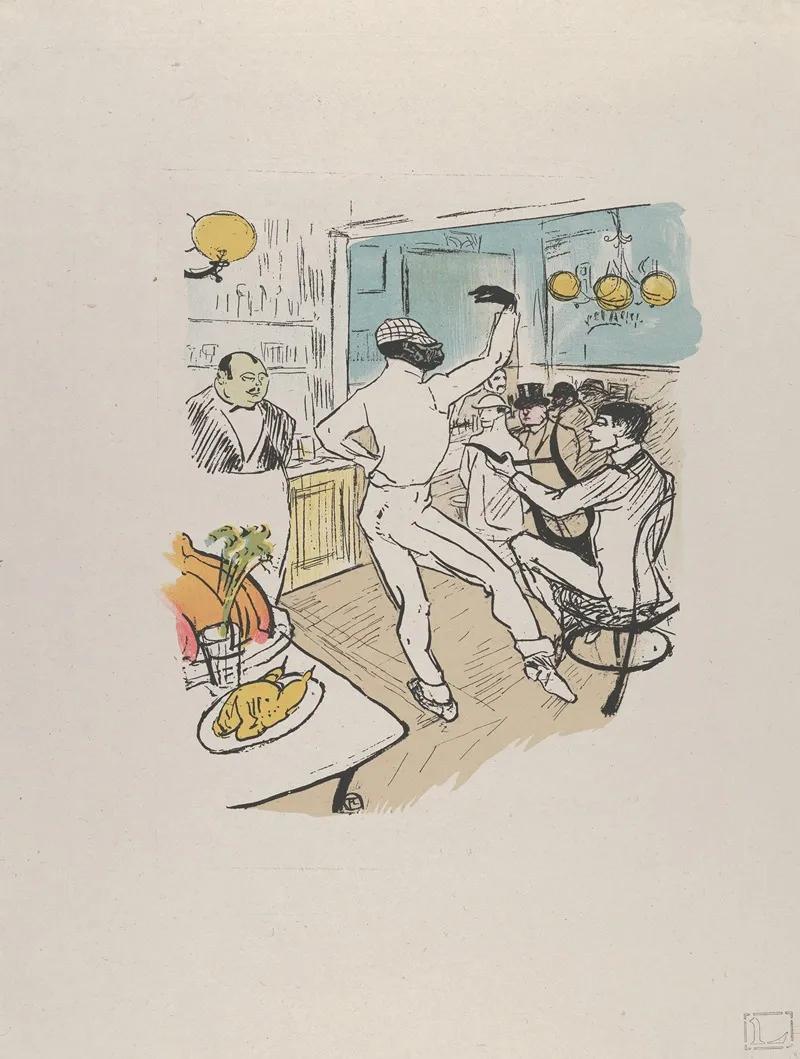 Chocolat Dansant Wall Art by After Henri de Toulouse-Lautrec - High-Resolution Digital Print