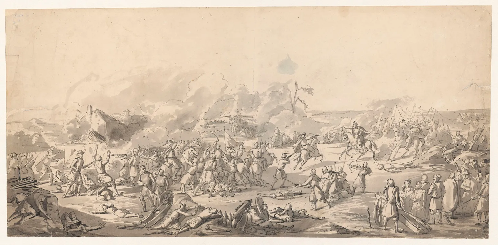 Chodkiewiczs Battle Of Kircholm On 27 September 1605 Wall Art by Ignacy Gierdziejewski - High-Resolution Digital Print
