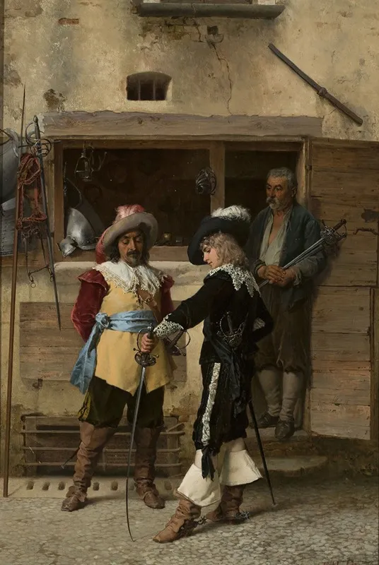 Choice Of The Epee Wall Art by Antonio Ermolao Paoletti - High-Resolution Digital Print