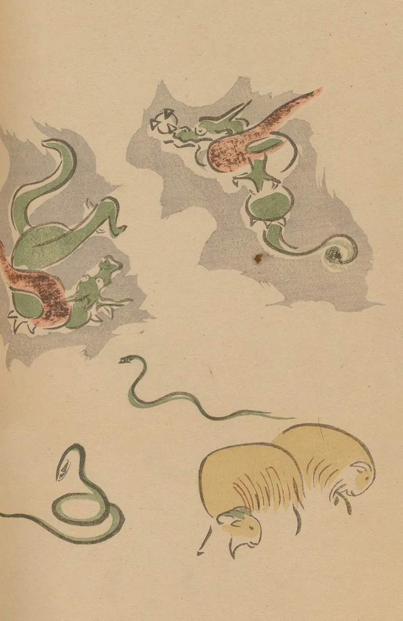 Choju Ryakugashiki Pl 11 Wall Art by Masayoshi Kitao - High-Resolution Digital Print