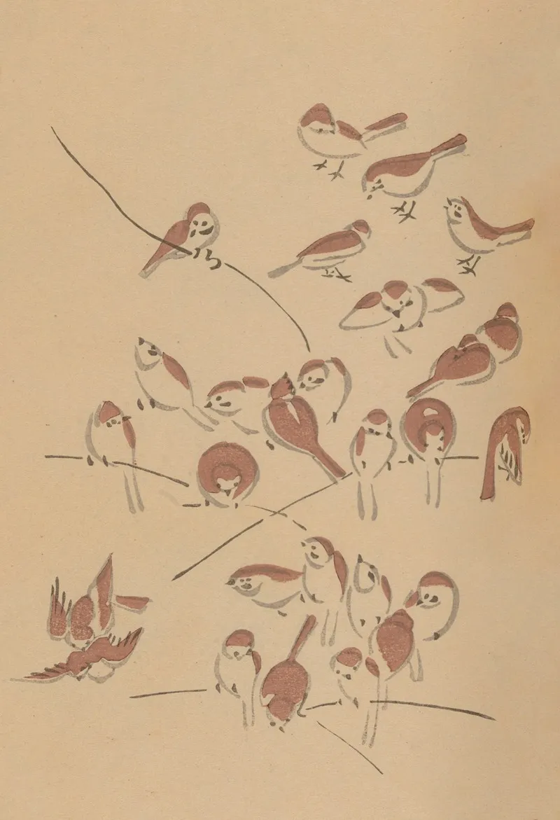 Choju Ryakugashiki Pl 24 Wall Art by Masayoshi Kitao - High-Resolution Digital Print