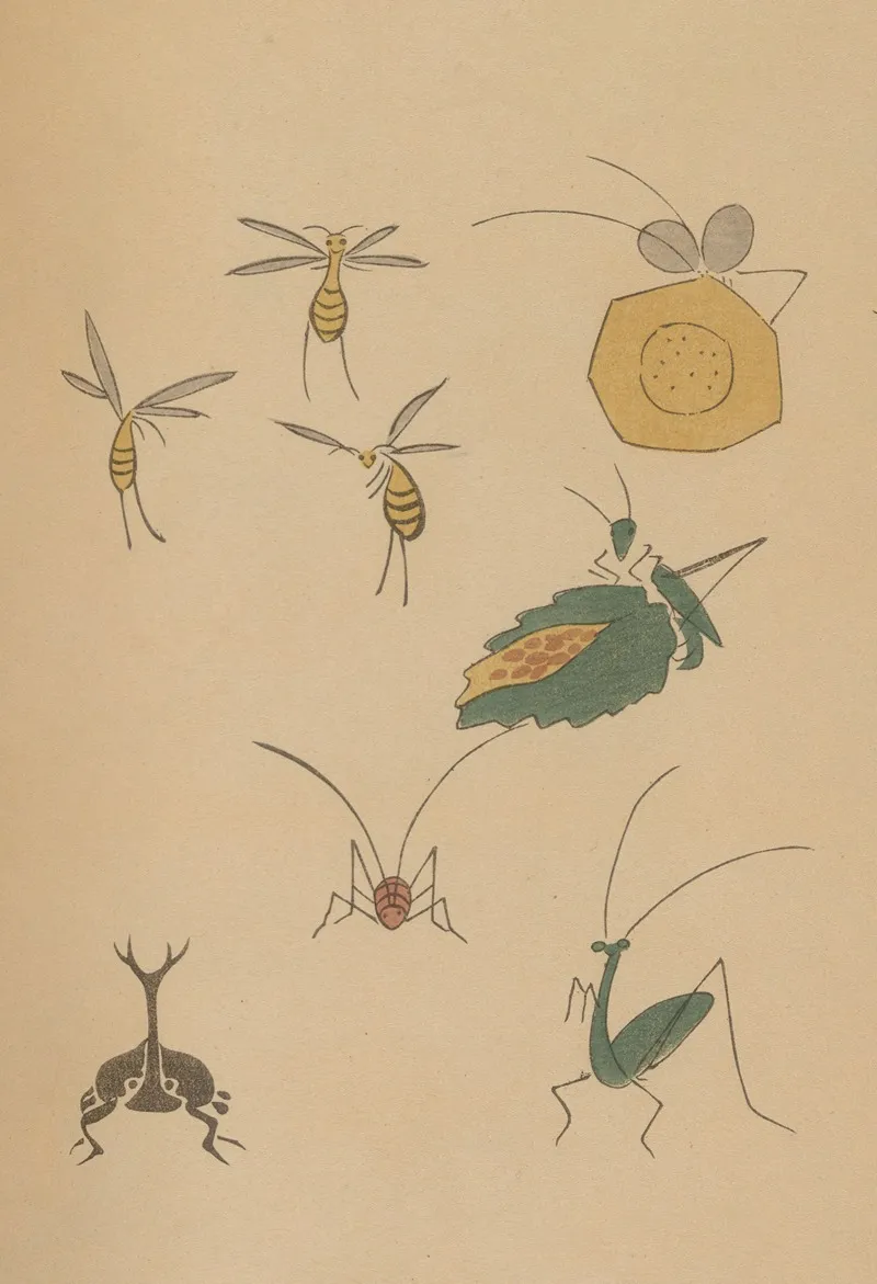 Choju Ryakugashiki Pl 35 Wall Art by Masayoshi Kitao - High-Resolution Digital Print