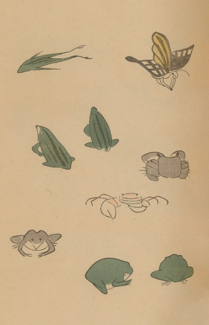 Choju Ryakugashiki Pl 36 Wall Art by Masayoshi Kitao - High-Resolution Digital Print