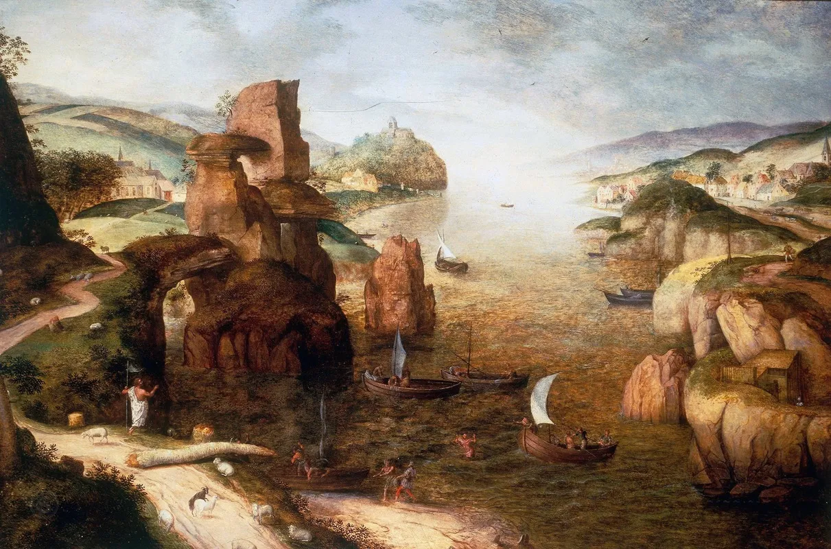 Christ And Apostles At The Sea Of Galilee