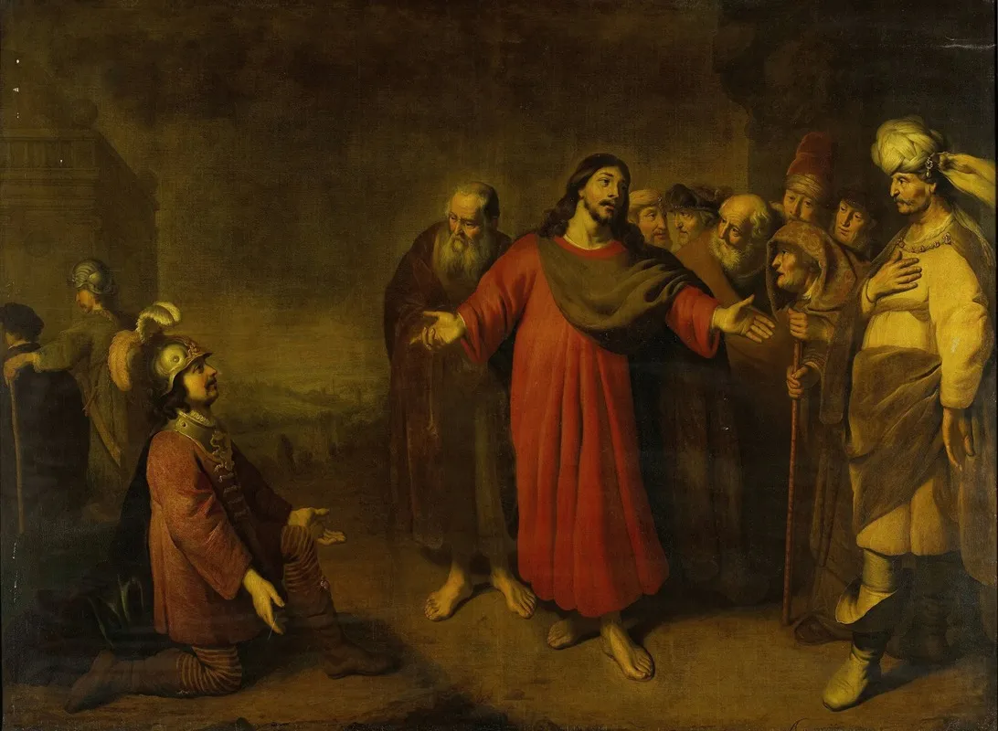 Christ And The Centurion 2 Wall Art by Adam Camerarius - High-Resolution Digital Print