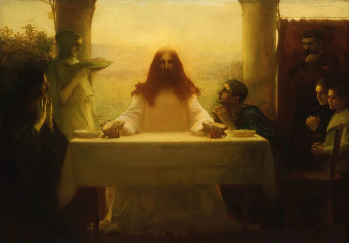 Christ And The Pilgrims At Emmaus
