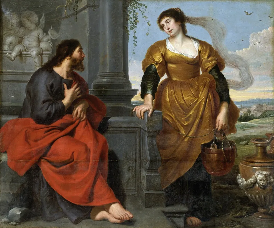 Christ And The Woman Of Samaria 14