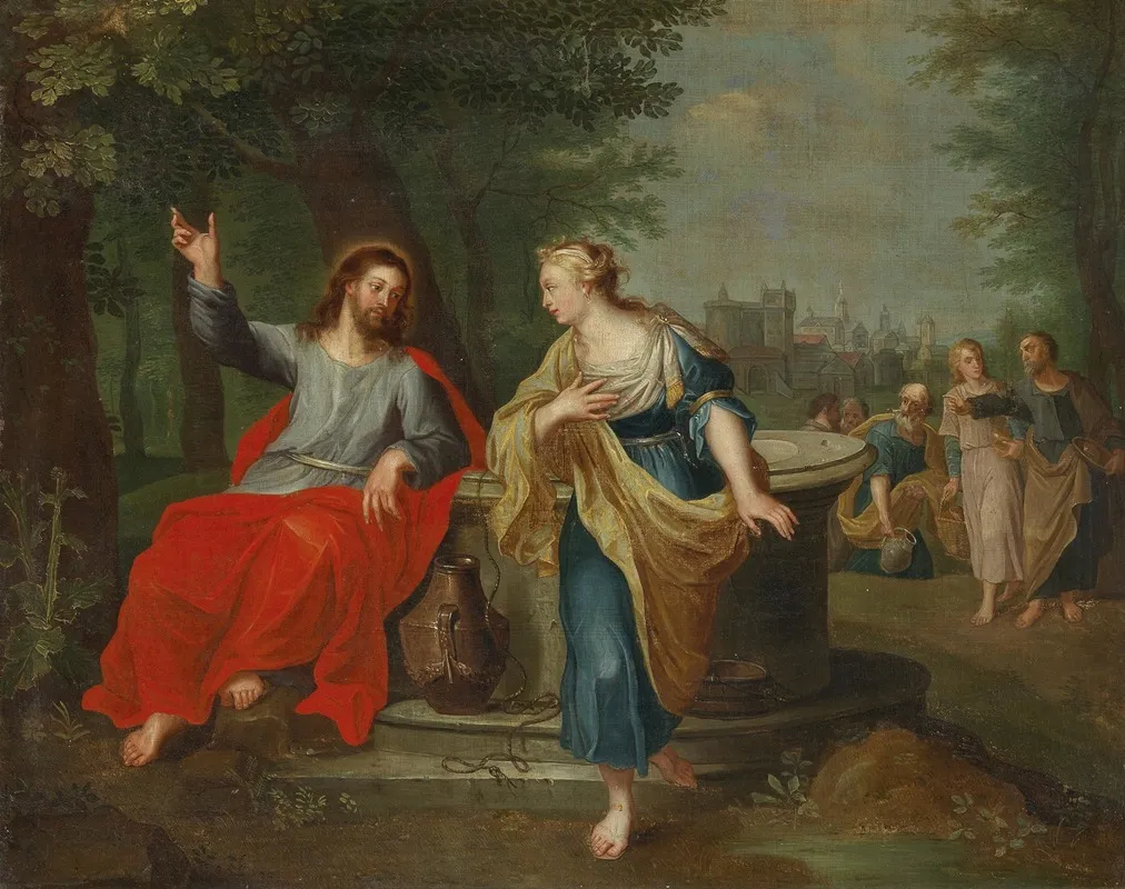 Christ And The Woman Of Samaria At The Well