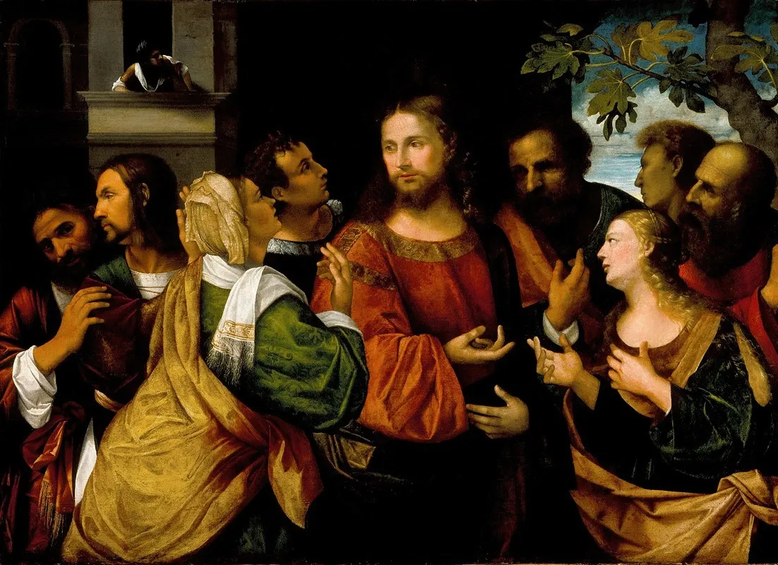 Christ And The Women Of Canaan Wall Art by Rocco Marconi - High-Resolution Digital Print