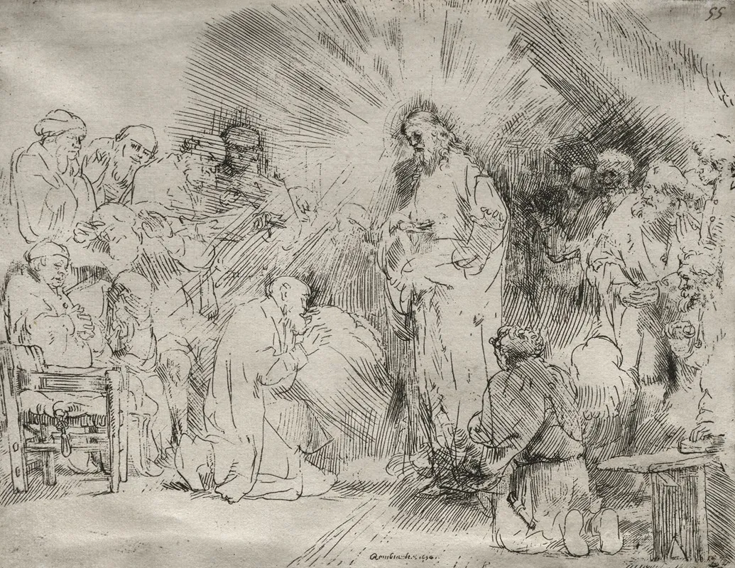 Christ Appearing To The Apostles