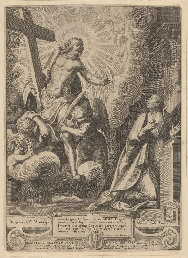 Christ Appears To The Jesuit Jacob Ledema