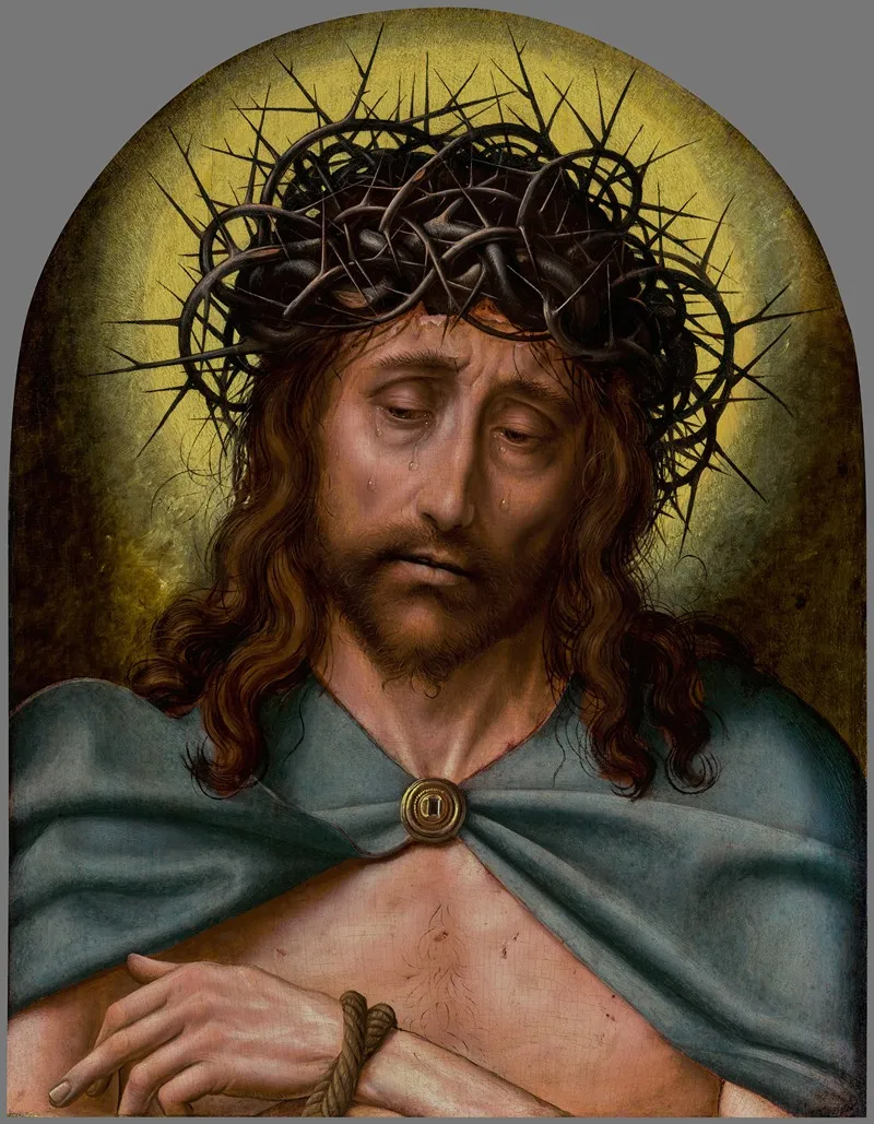 Christ As The Man Of Sorrows 5 Wall Art by Quentin Massys - High-Resolution Digital Print