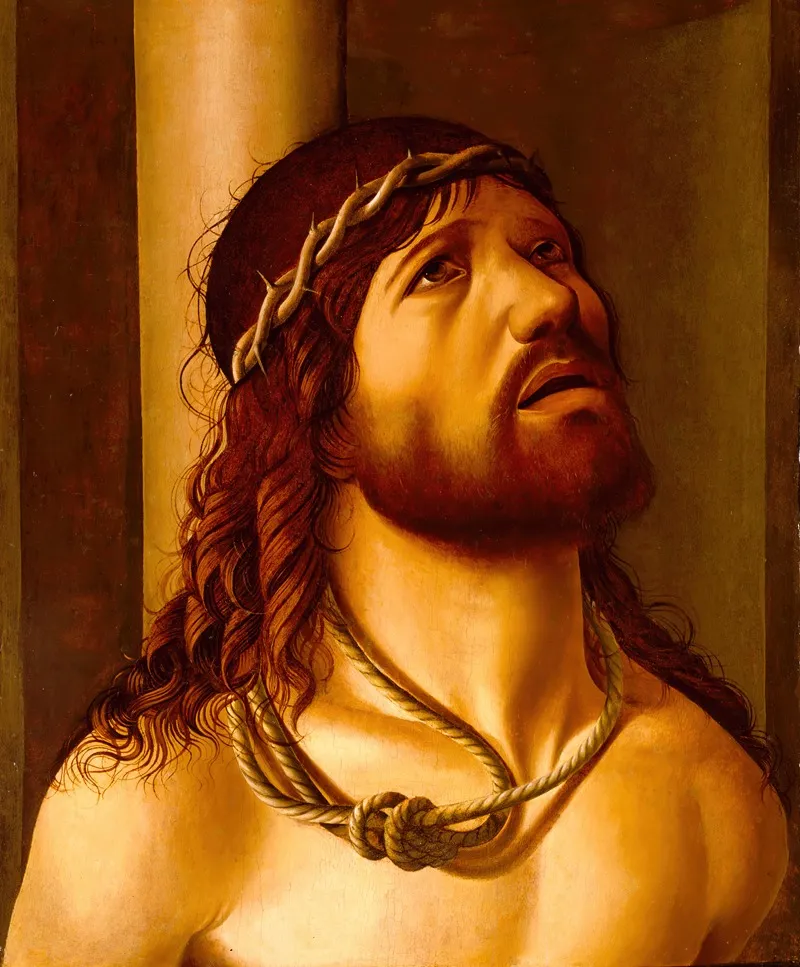 Christ At The Column 4 Wall Art by Antonio De Saliba - High-Resolution Digital Print