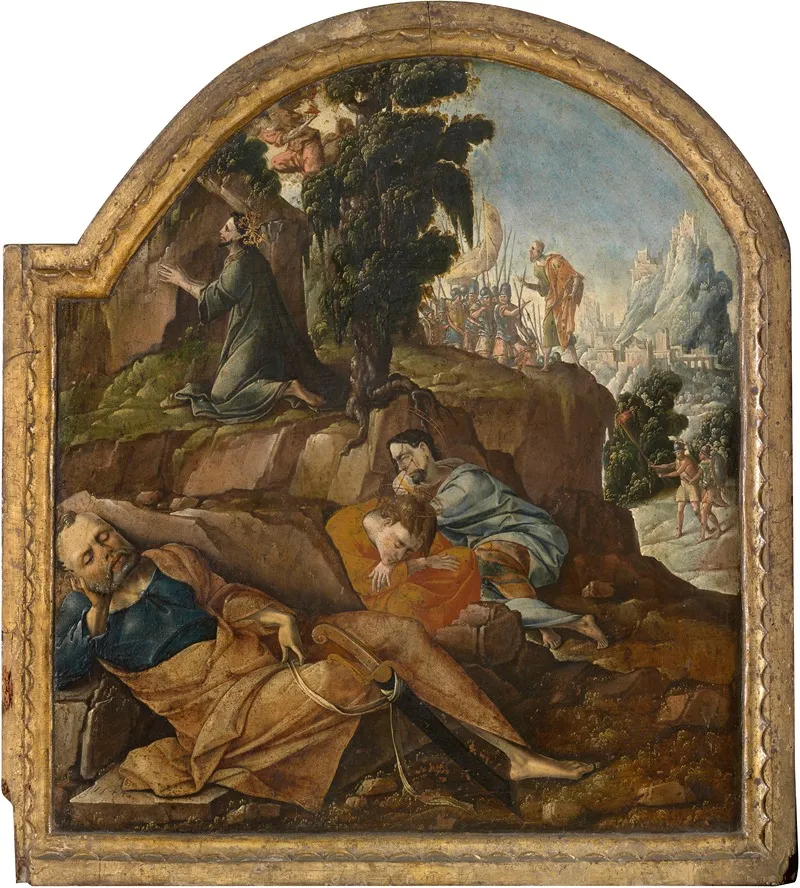 Christ At The Garden Of Gethsemane At The Mount Of Olives