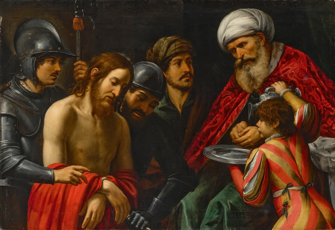 Christ Before Pilate 8 Wall Art by Giuseppe Vermiglio - High-Resolution Digital Print