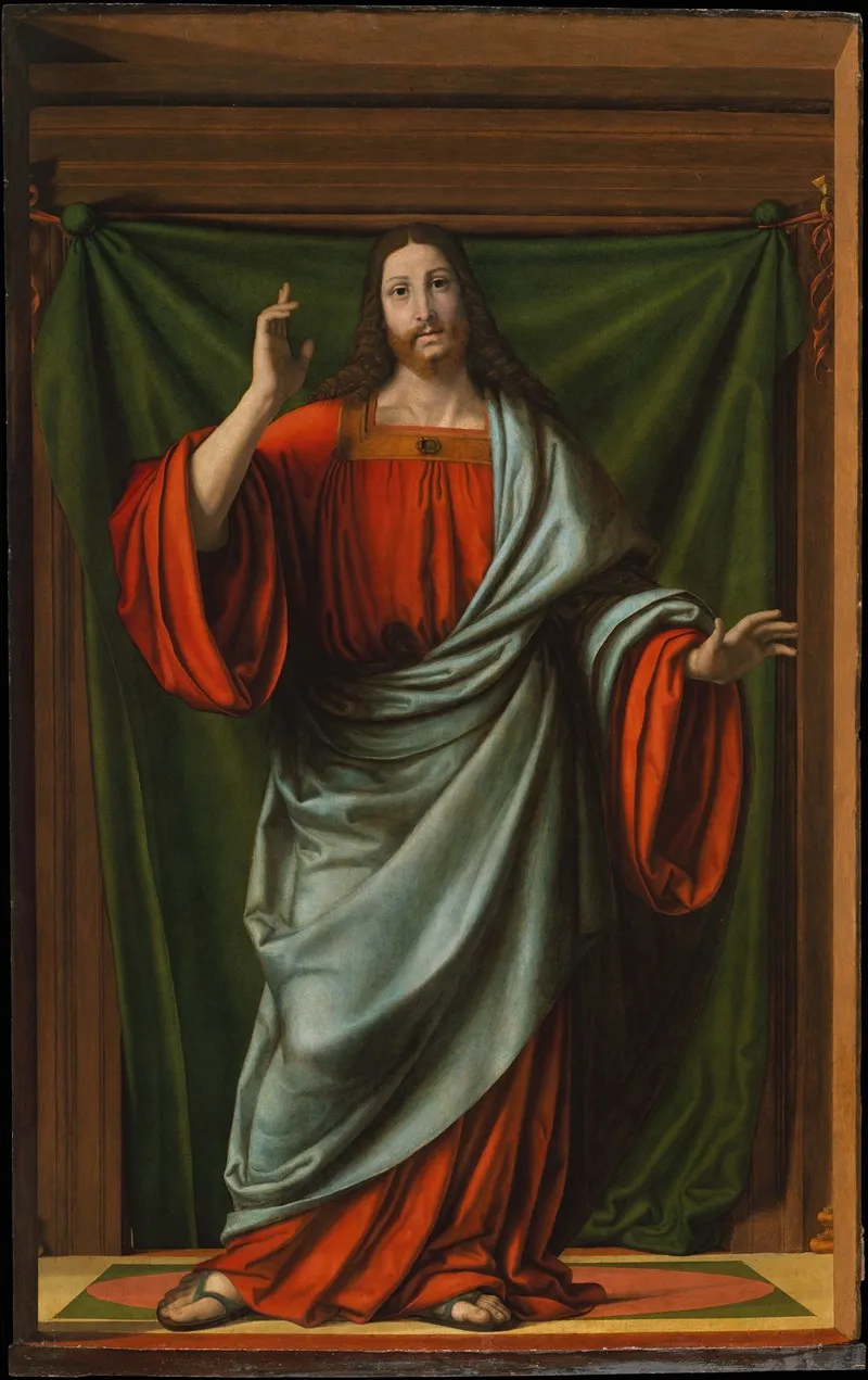 Christ Blessing 3 Wall Art by Andrea Solario - High-Resolution Digital Print