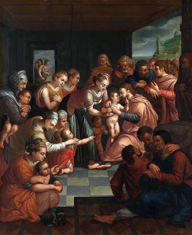 Christ Blessing The Children
