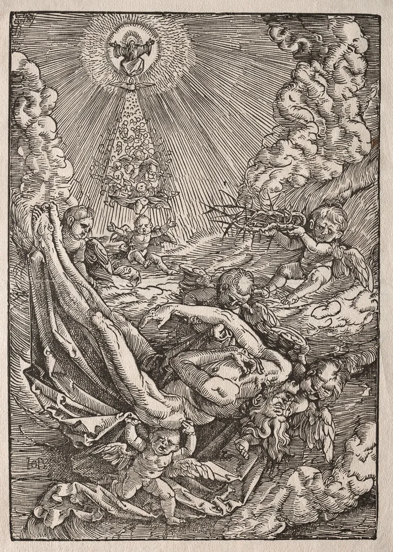 Christ Carried To Heaven By Angels