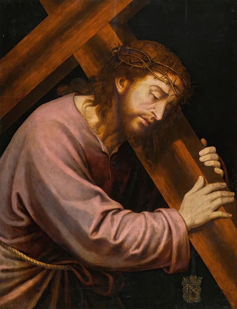 Christ Carrying The Cross 23 Wall Art by Joan Macip - High-Resolution Digital Print