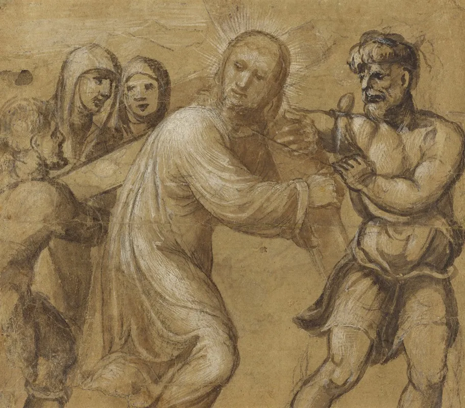 Christ Carrying The Cross 28 Wall Art by Sodoma - High-Resolution Digital Print